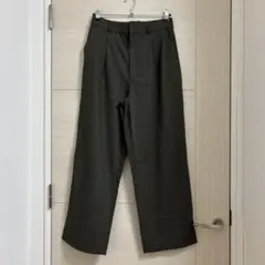 タックワイドパンツ　56 OLIVE