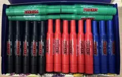 【38本セット】ユニ プロッキー 細字丸芯 太字角芯 赤 黒 青 緑