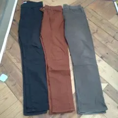 メンズ　パンツ　3本セット　COMME CA COLLECTION　UNIQLOのサムネイル