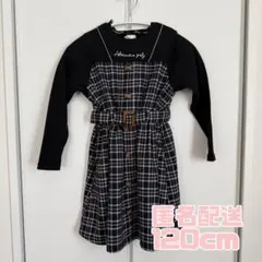 algy チェック柄　ベルト付き　ワンピース 120cm