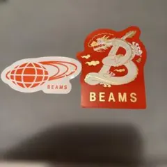 未使用 BEAMS ステッカー 2枚セット