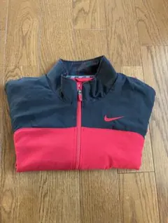 ナイキ　軽くて着やすい　Nike DRI-FIT ジャージ 黒/赤