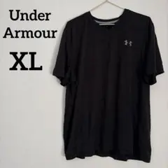 Under Armour 【XL】VネックTシャツ ブラック トレーニングウェア