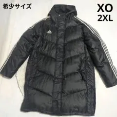 希少サイズ　ダウン80%　adidas ベンチコート　ダウンコート