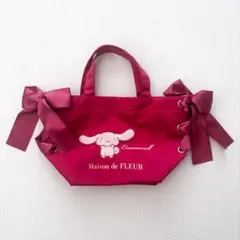 〔未使用品〕メゾンドフルール シナモロール　シナモン　ピンクマニア　トートバッグ