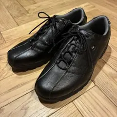 YONEX 本革 パワークッション 25.5 3.5E 幅広 サイドジップ 黒