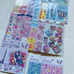 【新品】　セリア　シール　シール帳　１７点セット　まとめ売り　キャラクター