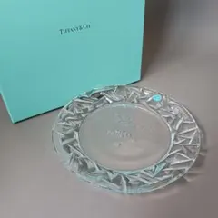 ティファニー クリアガラス ディナープレート 4枚 直径約20cm ティファニー クリアガラス ディナープレート 4枚 直径約20cm
