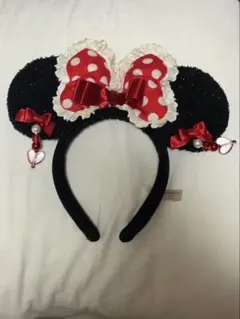 ミニー カチューシャ ディズニー 赤 イヤリング 値下げ可