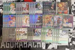 緑紫ルフィ デッキ　調整パーツ付き　一部パラレル