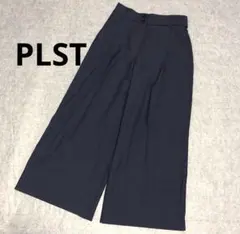 ™️ プラステ PLST リネンブレンド　ワイド　タック　パンツ　M