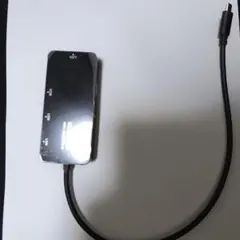 USB Type-C(TM) 1Gbps有線LANアダプター［USBハブ付き］