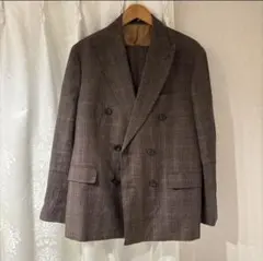 ま*ー様 BR ダブルブレストビジネススーツ