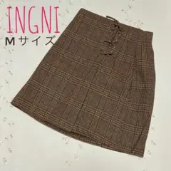 【美品】INGNI イング 台形チェックスカート