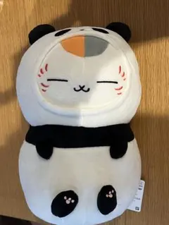 夏目友人帳　パンダニャンコ先生もふぐっとぬいぐるみ　タグ付き