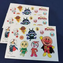 アンパンマン キャラクターシール 3枚セット