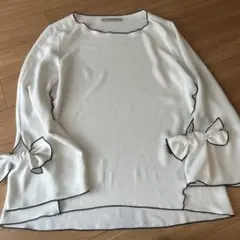 ZARA BASIC ホワイト 長袖ブラウス M