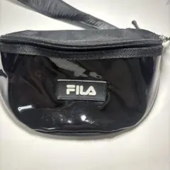 FILA ブラック ウエストポーチ