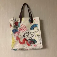 MARC JACOBS マークジェイコブス ナイロン パッチワーク トートバッグ