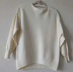 le.coeur blanc アイボリー 長袖ニット