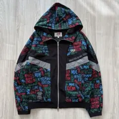 【極美品】マスターバニーエディション 2024 ブルゾン 総柄 フーディ 2 L