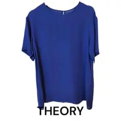 【極美品】高級感　シルク100% セオリー Theory 半袖ブラウス 38のサムネイル