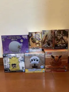 ワンピース　ルームライト　フィグライフ　ナルト　ルームライト　全7体セット