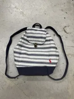 POLO RALPH LAUREN リュック　ナップサック　ボーダー　y2kのサムネイル