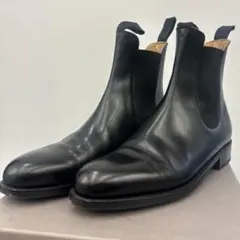 美品J.M.Weston 705 サイドゴアブーツ5ハーフC ブラック