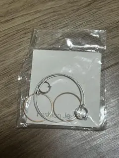 シルバー ゴールド フープイヤリング