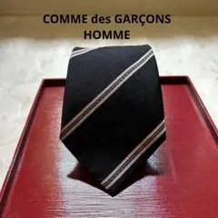 【宮様用】COMME des GARÇONS HOMME•ストライプ柄ネクタイ