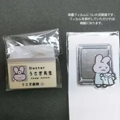 ホワイトタイガーとブラックタイガー うさぎ先生 グッズ2点セット