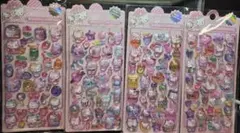 ハローキティ 水シール４枚セット