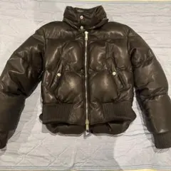 Dsquared2 ディースクエアード レザーダウン ジャケット size38
