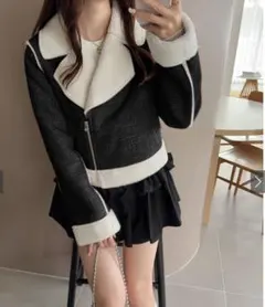 グレイル GRL ボアラメツイードジャケット k9373f - メルカリ