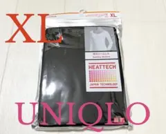 ●新品未開封●ユニクロレディース●ヒートテック８分袖Tシャツ●ブラック●XL