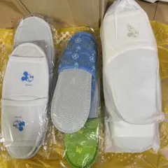 ミッキー・ミニー スリッパ 6足セット