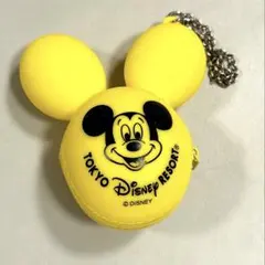 ディズニーリゾート ミッキー バルーン バックチャーム ケース付 キイロ