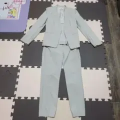 PLST ノーカラースリムフィット セットアップ　S