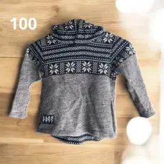 RAG MART あったかフード付きセーター 100