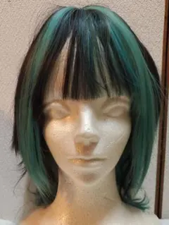 新品 ウィッグ ミディアム ボブ ウィッグ ツートーン コスプレ 普段使い