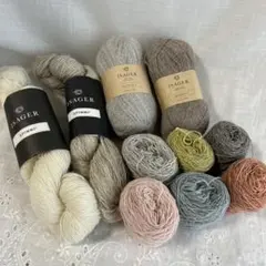 A毛糸 ISAGER イサガー GAVSTRIK Shawl 糸セット