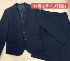 【極美品】 TOPVALU レディース スーツ セットアップ 11号 黒 洗える