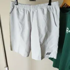 新品未使用　YONEX　Lサイズ ライトグレー　ベリークール　ポリ100%