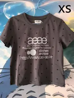 aeae ドット柄 グレー Tシャツ - メルカリ