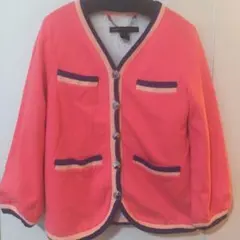 MARC BY MARC JACOBS ピンク ボアカーディガン