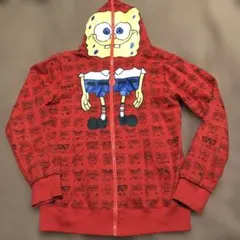 スポンジ・ボブ　フルジップパーカー　L
