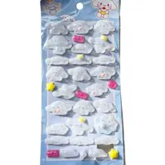 シナモロール シール 立体 ボンボンドロップシール 風 sanrio