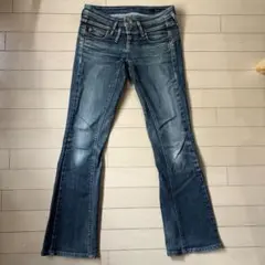 EDWIN,Venus jeansダークブルー ブーツカット　y2kギャル十字架