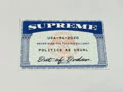 2020SS supreme ステッカー ″ソーシャル″